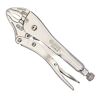 PLIER LOCKING CURVED JAW WITH CUTTER 250mm GENIUS image 0